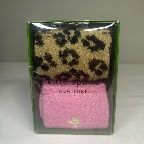 Kate Spade Fuzzy Crew Socks - Picture 4 of 5